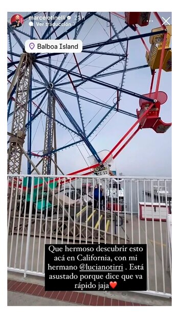 El parque de diversiones le dio su toque de diversión al viaje