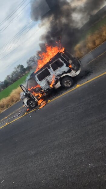 Uno de los vehículos afectados