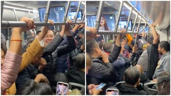 pasajeros de metrobus uvas año nuevo