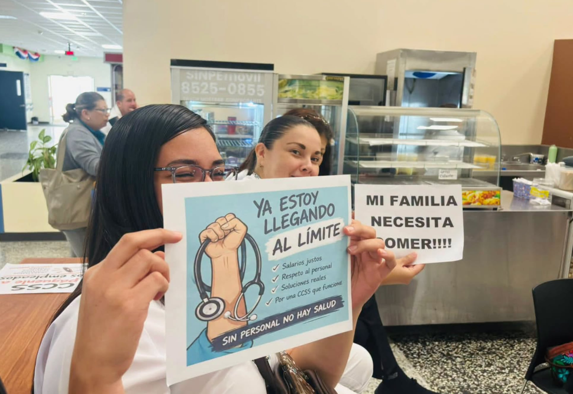Los sindicatos atribuyen la protesta a problemas en el pago de salarios registrados desde julio, después de la entrada en funcionamiento del SIPE. Crédito: SINAE Afines
