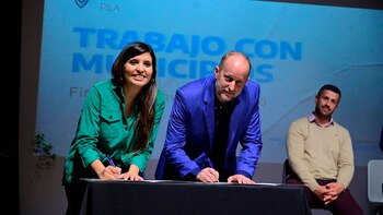 Martín Insaurralde encabezó la firma