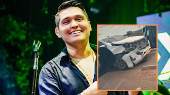 El cantante vallenato Simón Figueroa sufrió un accidente de tránsito en Uribia, permanece bajo observación médica