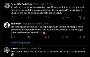 Los comentarios de los usuarios