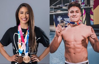 Gaby Agúndez y Osmar Olvera