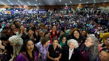 Clara Brugada encabezó un evento