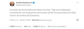 El expresidente de la República