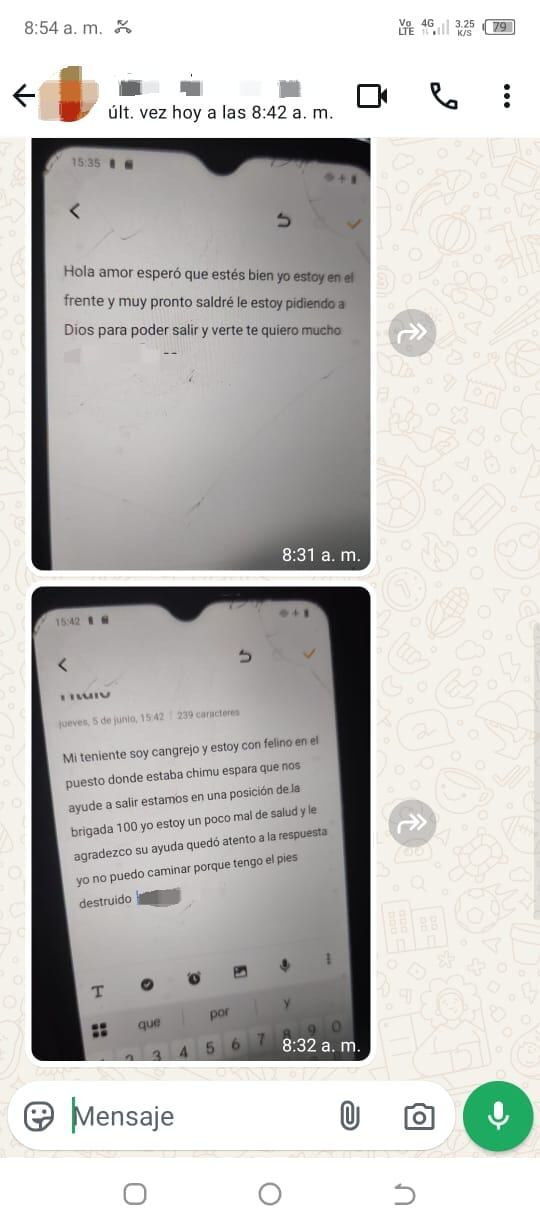 Combatientes heridos quedan abandonados en el frente sin recibir la indemnización prometida ni la atención médica adecuada, apunta el denunciante anónimo - crédito cortesía