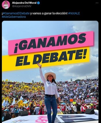 Alejandra del Moral aseguró que