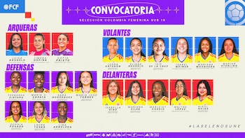 Estas son las convocadas por