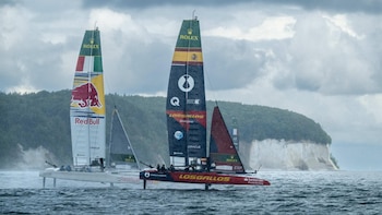 España sube al podio en el SailGP de Sassnitz