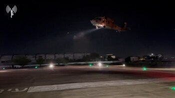 Momento en el que arriban