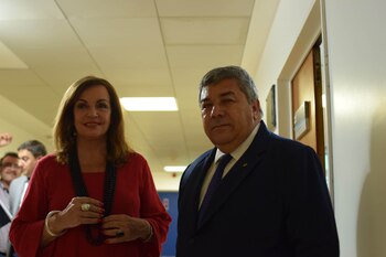Nilda Garré y Carlos Fernández,
