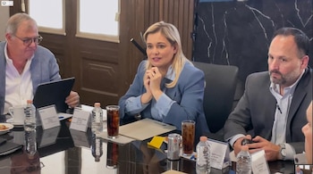 Maru Campos fue la gran ausente en el Segundo Informe de Claudia Sheinbaum. (Gob. Chihuahua)