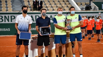 Kevin Krawietz y Andreas Mies campeones del dobles masculino de Roland Garros