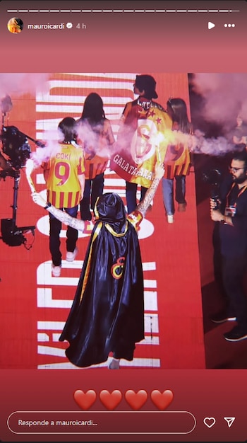 La fanática hinchada del Galatasaray