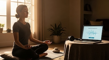 Los ejercicios de respiración guiada