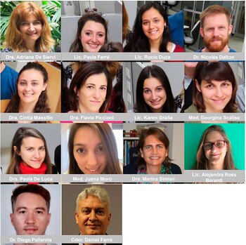 El equipo que acompaña a