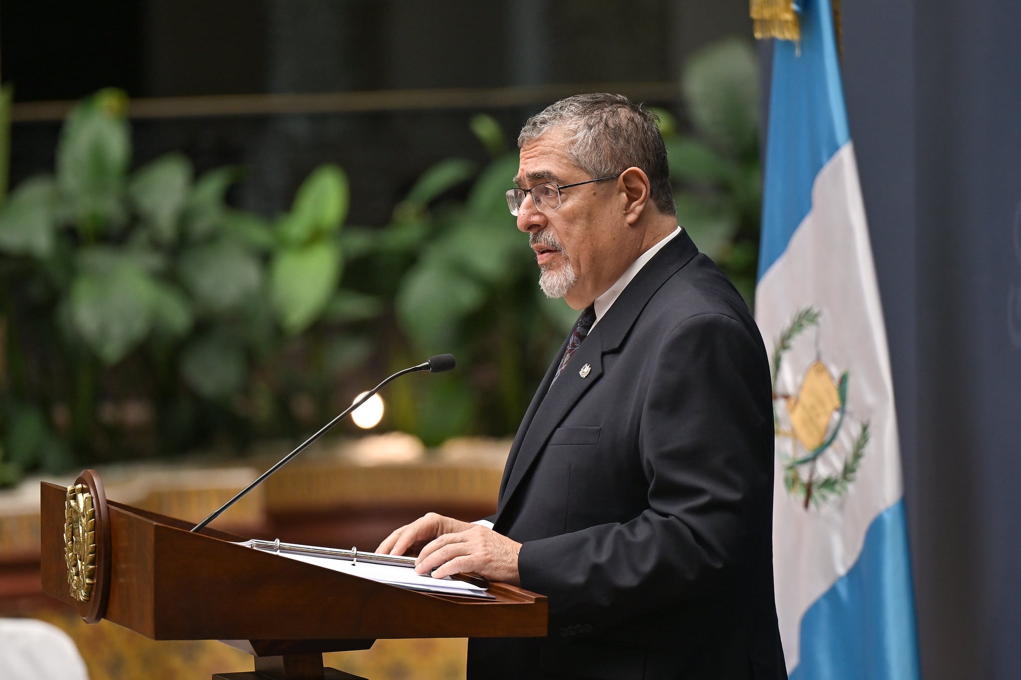 El presidente Bernardo Arévalo reconoció la participación de elementos del Ejército en los enfrentamientos armados registrados en Huité, Zacapa. (Gobierno de Guatemala)