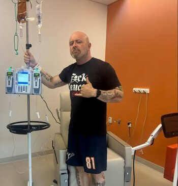 Sean Wachter superó un cáncer