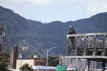 Militar en Bogotá (Colprensa -