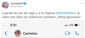 Luis García fue ignorado por su esposa