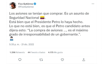 Gutiérrez critica, otra vez, a