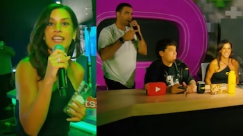 María Pía sufre apagón en