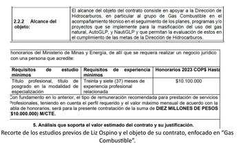 Liz Ospino, ingeniera mecánica, fue