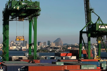 Imagen del puerto de Río