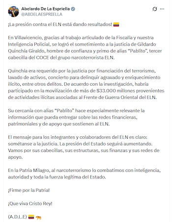 - crédito @ABDELAESPRIELLA/X