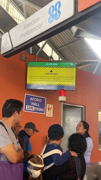La emergencia fue provocada por el ingreso indebido de una persona a la vía férrea.
