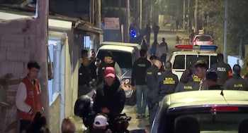 Triple crimen y suicidio en el barrio Punta de Rieles, en Uruguay (Captura Telenoche/Canal 4)