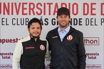 Marco Durán (izquierda) junto Manuel