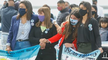 Los familiares de las víctimas