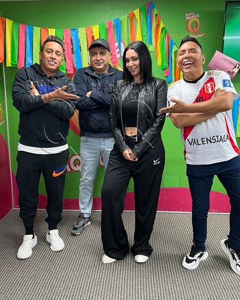 Cueva y Franco se presentaron