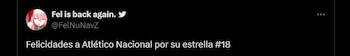 Reacciones Atlético Nacional Vs. Millonarios