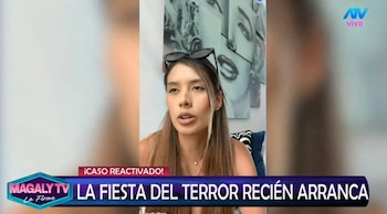 Fiesta del Terror: exMiss Trujillo rompe su silencio tras ser citada por Fiscalía siete años después. Captura: Magaly TV La Firme.