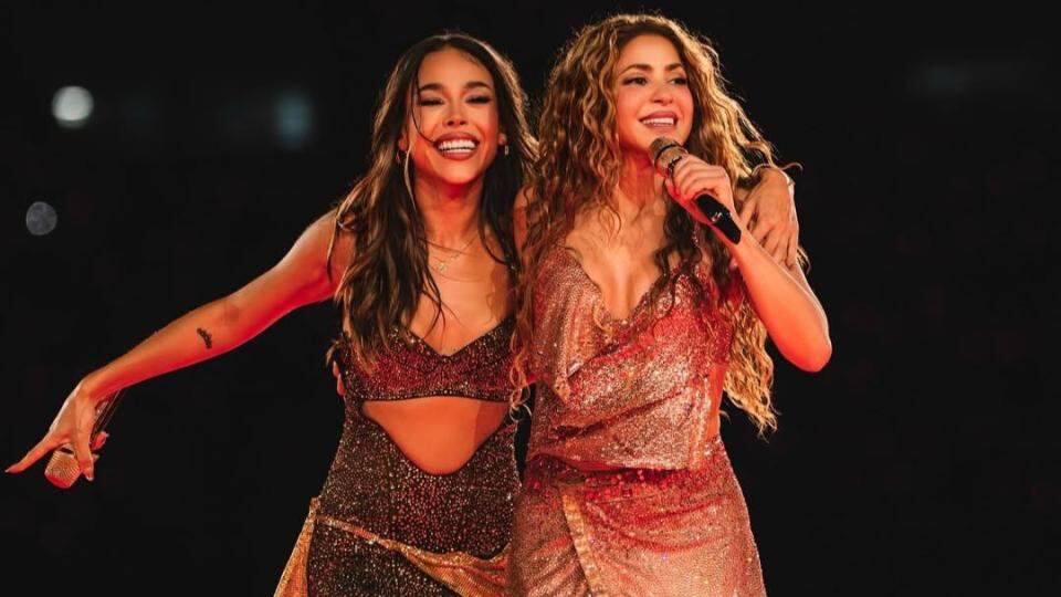 Shakira subió a Danna al escenario como invitada especial durante la primera noche de su regreso al estadio GNP Seguros de México - crédito @shakira/INstagram