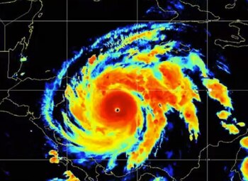 El ciclón se intensificó rápidamente