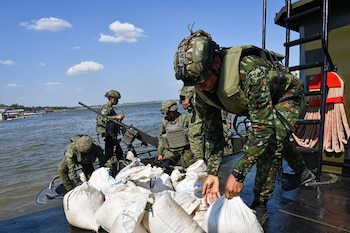 Las operaciones navales incluyeron la interceptación de tres semisumergibles utilizados para el transporte de droga por organizaciones criminales - crédito ARC