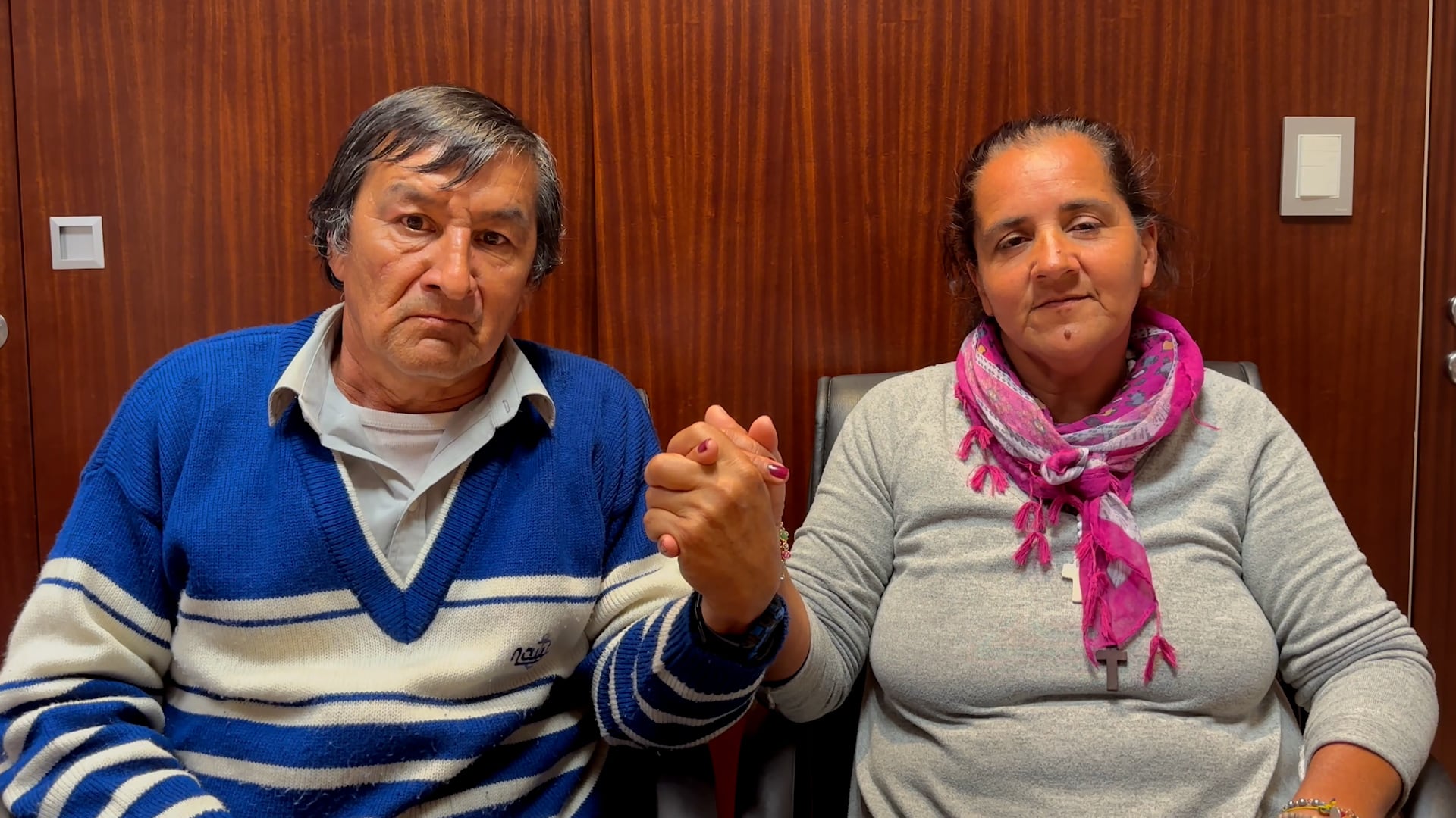José Peña y María Noguera, padres de Loan
