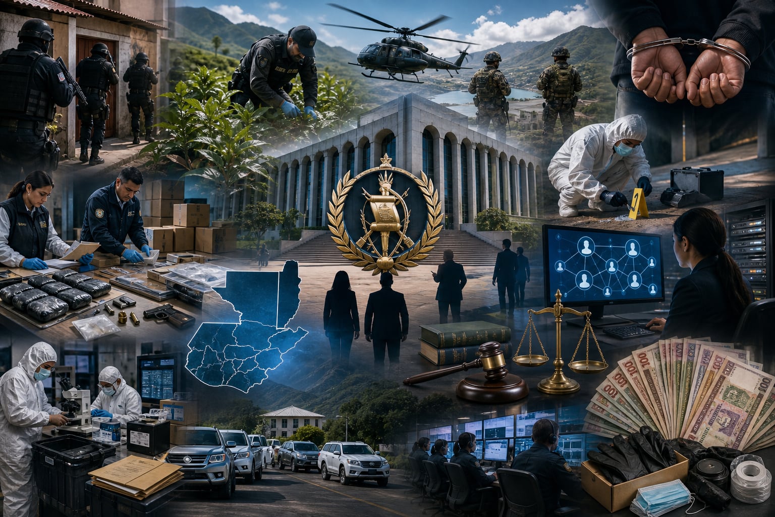 Ministerio Público de Guatemala reporta avances contra extorsión, narcoactividad y crimen organizado en su primer cuatrimestre