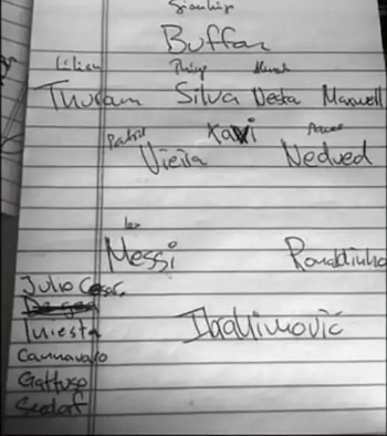 Las anotaciones del cuaderno de