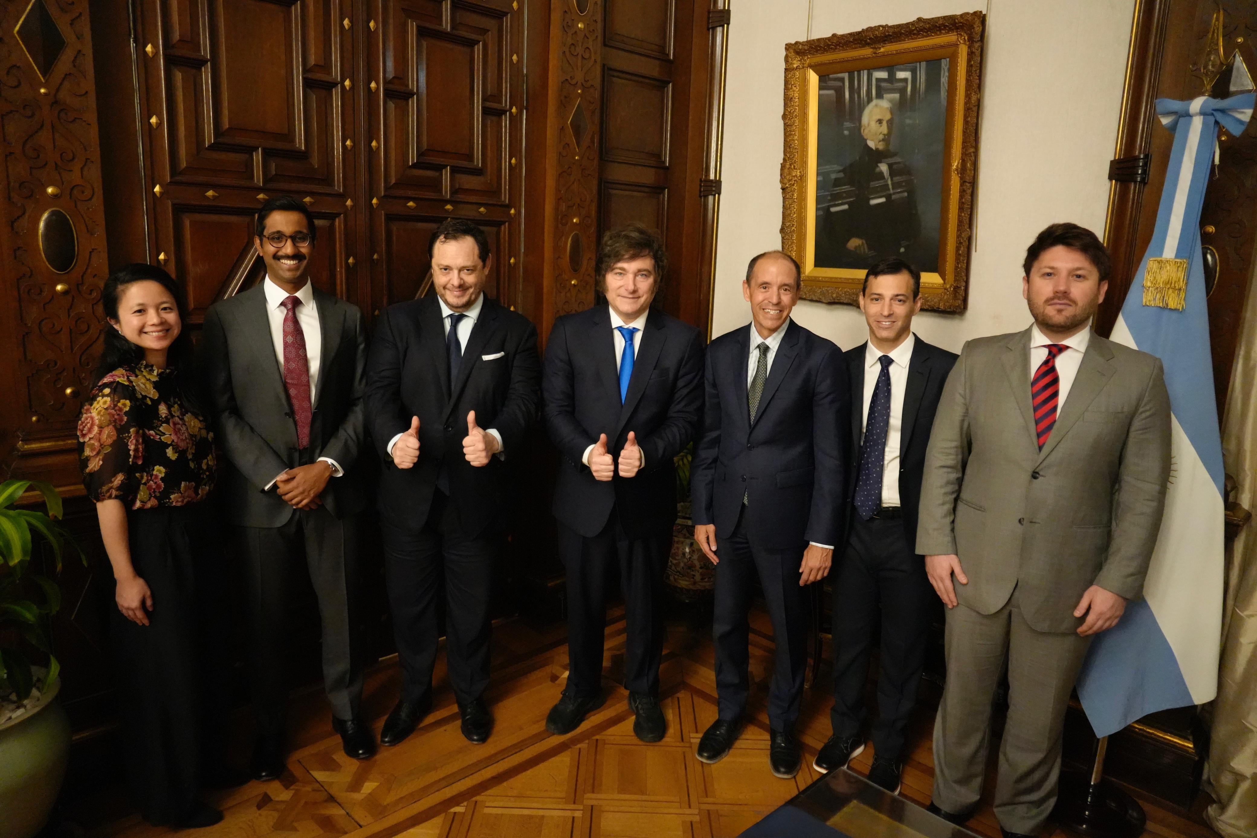 El Presidente se reunió con altos ejecutivos de OpenAI