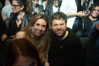Guido Kaczka y su esposa