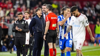 El técnico del Sevilla FC,