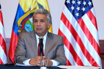 El presidente de Ecuador Lenín