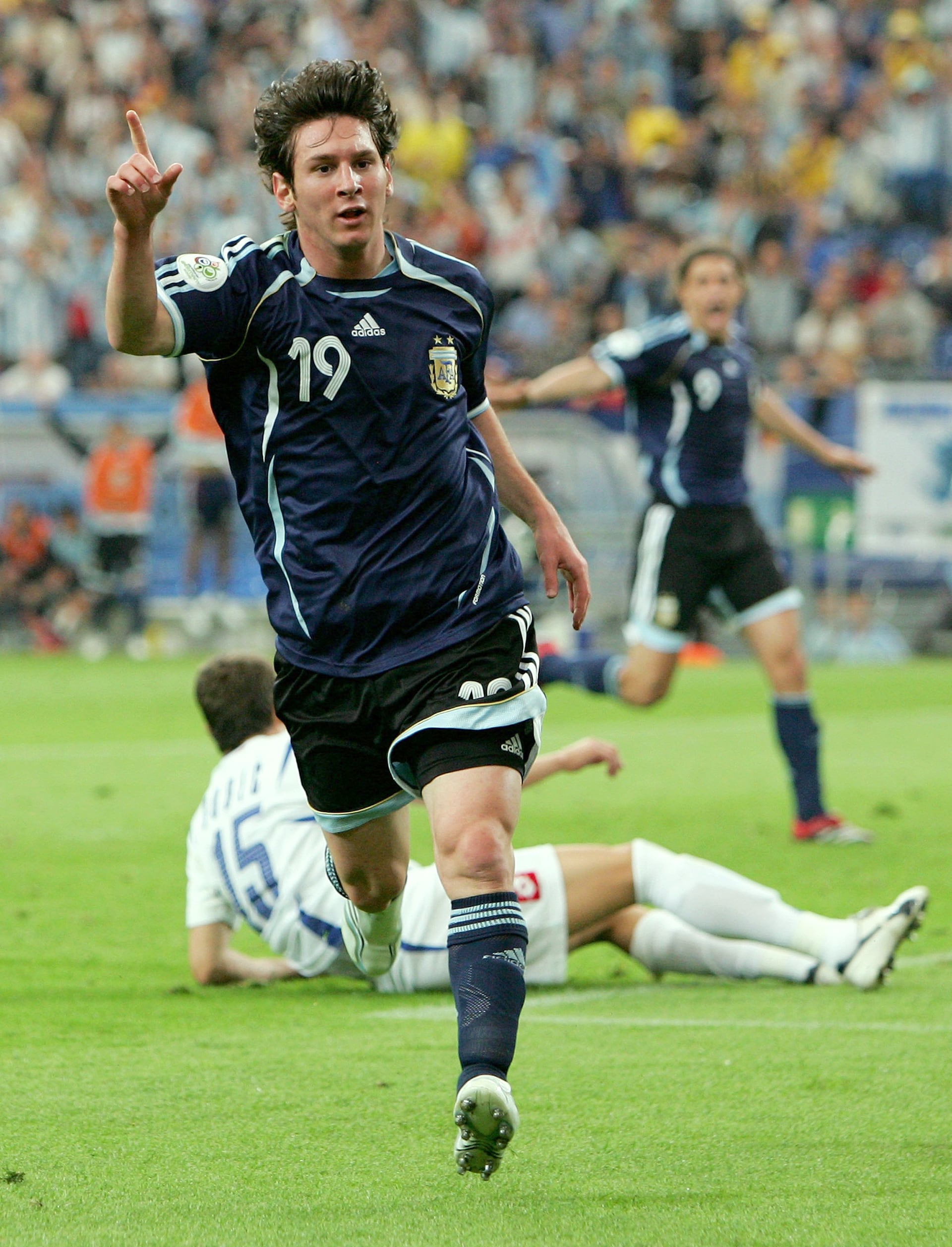 Estreno con gol incluido frente a Serbia y Montenegro en fase de grupos de Alemania 2006 (Getty)