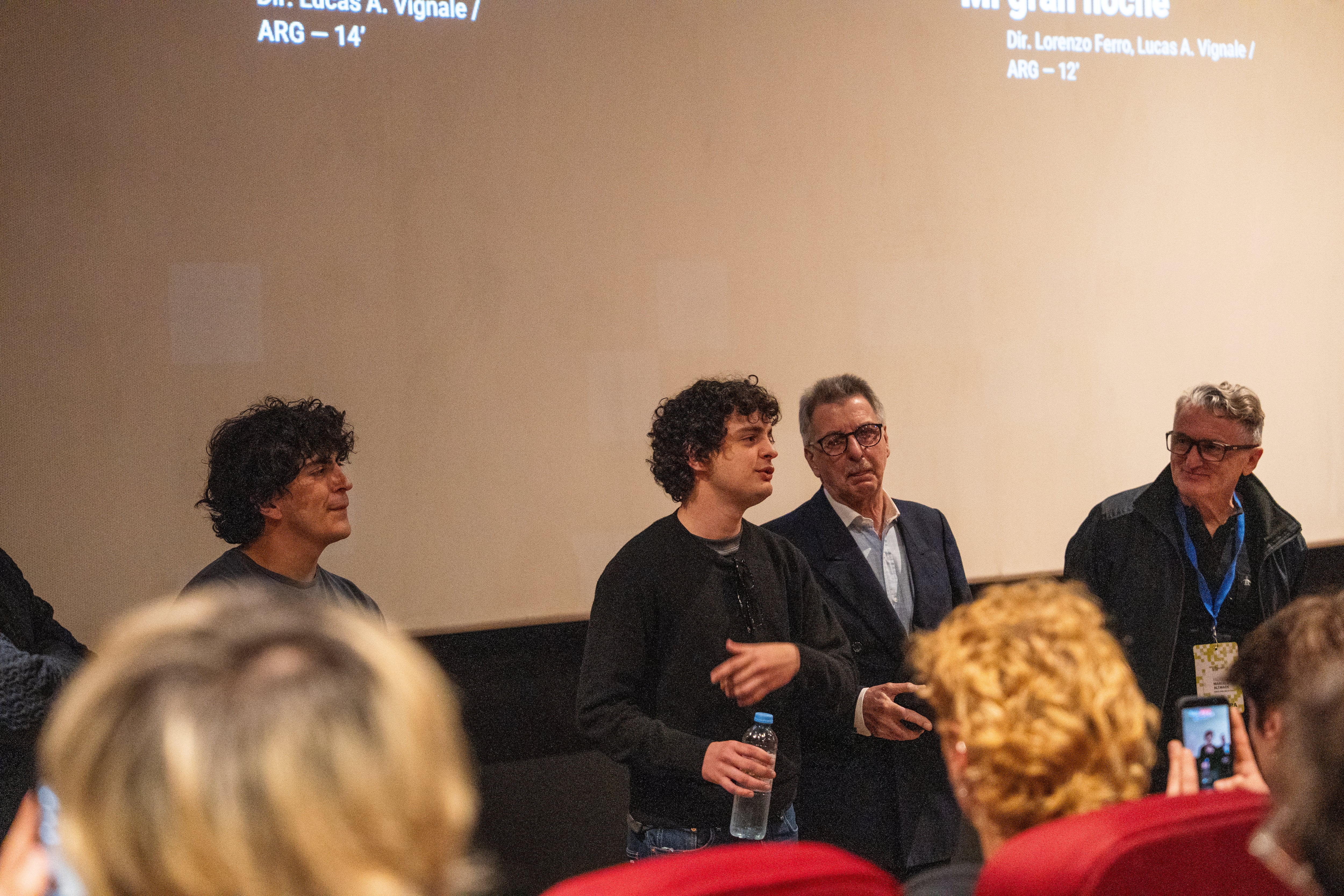 Ferro repasó el origen de su vínculo creativo con el cineasta antes de la proyección de sus obras (Foto: FIC.UBA)