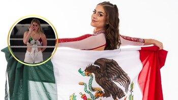 La mexicana no pudo contener
